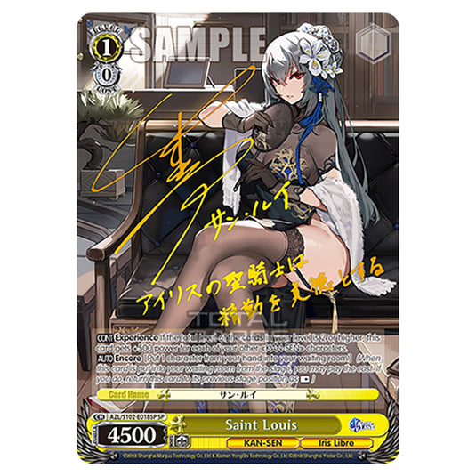 Weiss Schwarz - Azur Lane - Saint Louis (SP) AZL/S102-E018SP