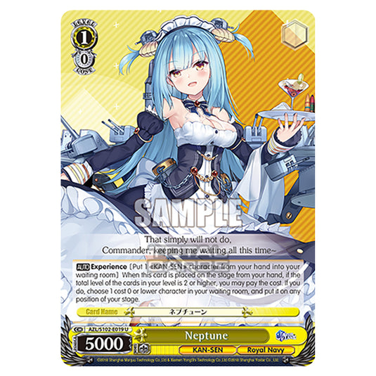 Weiss Schwarz - Azur Lane - Neptune (U) AZL/S102-E019