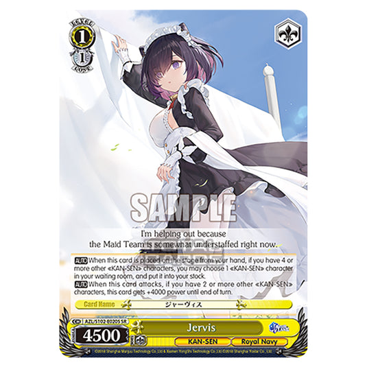 Weiss Schwarz - Azur Lane - Jervis (SR) AZL/S102-E020S