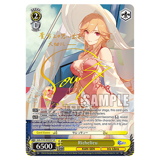 Weiss Schwarz - Azur Lane - Richelieu (SP) AZL/S102-E022SP