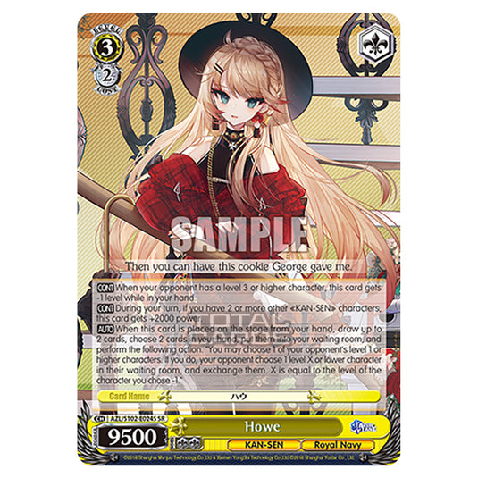 Weiss Schwarz - Azur Lane - Howe (SR) AZL/S102-E024S