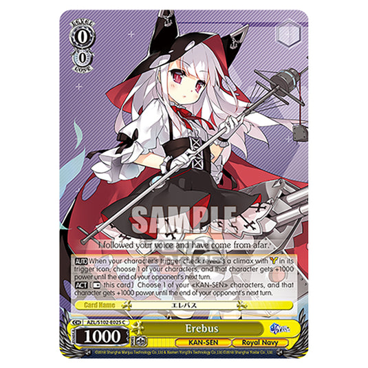 Weiss Schwarz - Azur Lane - Erebus (C) AZL/S102-E025