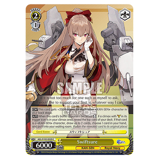 Weiss Schwarz - Azur Lane - Swiftsure (C) AZL/S102-E029