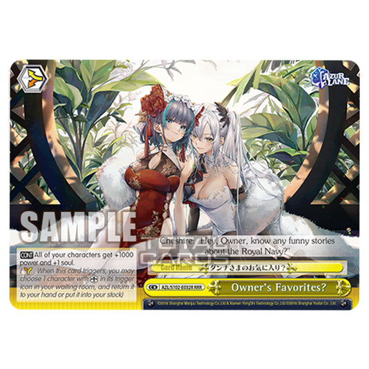 Weiss Schwarz - Azur Lane - Owner's Favorites? (RRR) AZL/S102-E032R