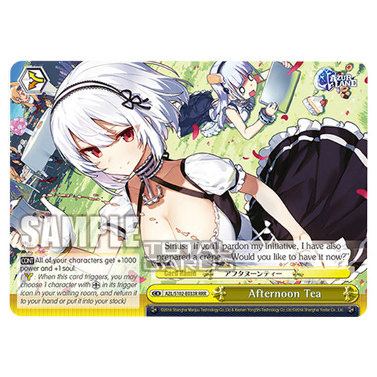 Weiss Schwarz - Azur Lane - Afternoon Tea (RRR) AZL/S102-E033R