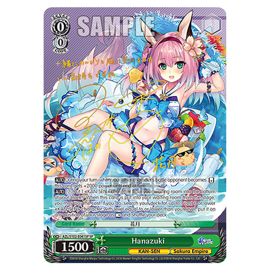 Weiss Schwarz - Azur Lane - Hanazuki (SP) AZL/S102-E041SP