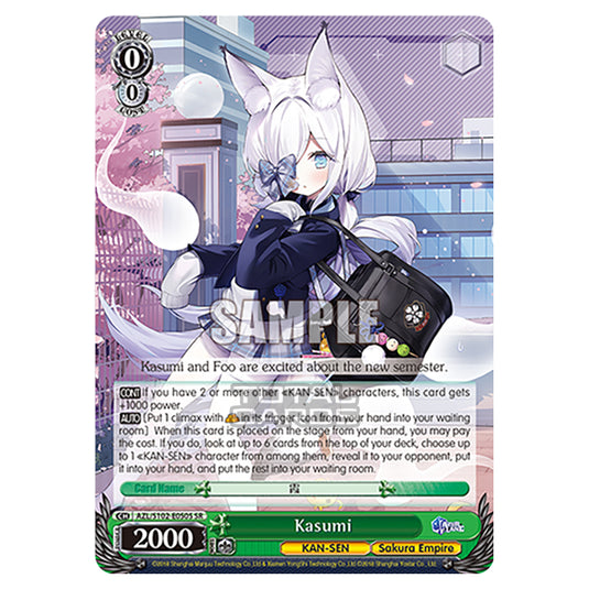 Weiss Schwarz - Azur Lane - Kasumi (SR) AZL/S102-E050S