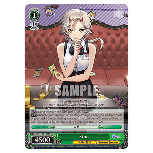 Weiss Schwarz - Azur Lane - Kinu (SR) AZL/S102-E064S