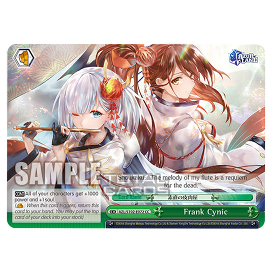 Weiss Schwarz - Azur Lane - Frank Cynic (CC) AZL/S102-E072