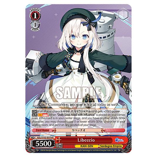 Weiss Schwarz - Azur Lane - Libeccio (R) AZL/S102-E079