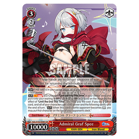 Weiss Schwarz - Azur Lane - Admiral Graf Spee (SR) AZL/S102-E080S