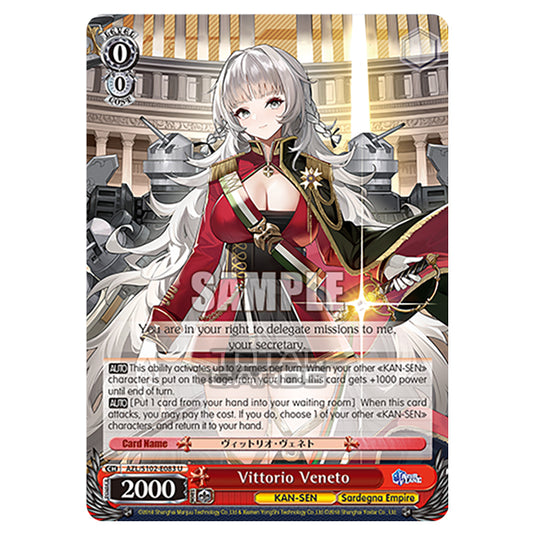 Weiss Schwarz - Azur Lane - Vittorio Veneto (U) AZL/S102-E083