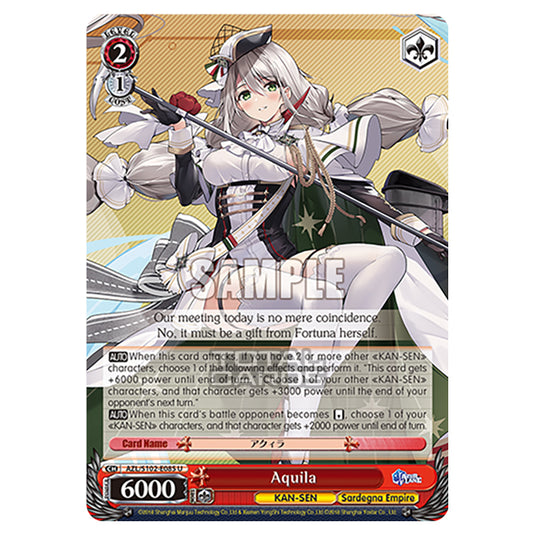 Weiss Schwarz - Azur Lane - Aquila (U) AZL/S102-E085