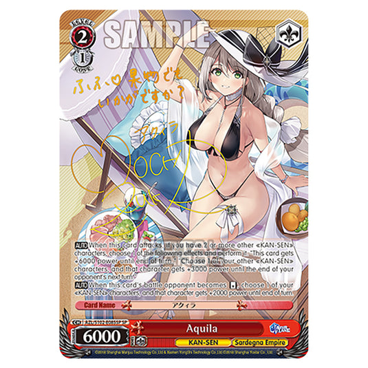 Weiss Schwarz - Azur Lane - Aquila (SP) AZL/S102-E085SP