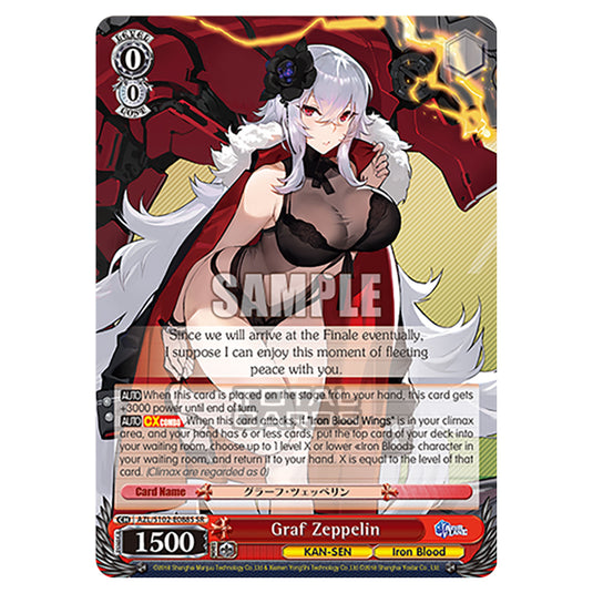 Weiss Schwarz - Azur Lane - Graf Zeppelin (SR) AZL/S102-E088S