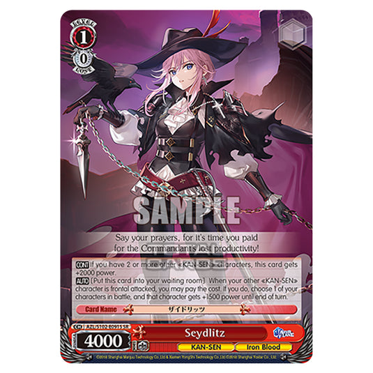 Weiss Schwarz - Azur Lane - Seydlitz (SR) AZL/S102-E091S