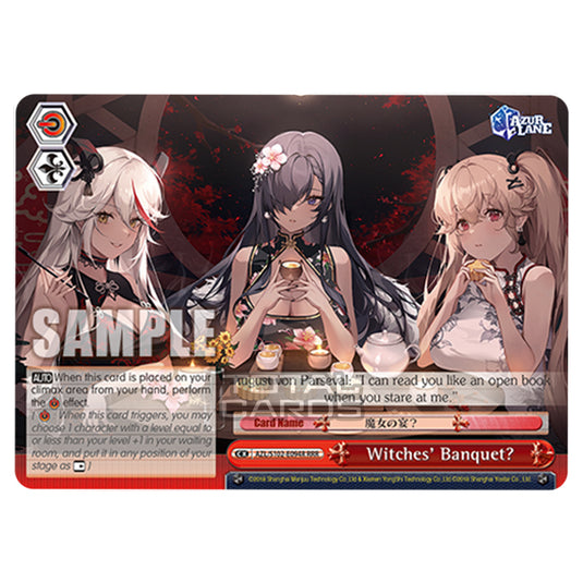 Weiss Schwarz - Azur Lane - Witches' Banquet? (RRR) AZL/S102-E094R