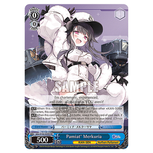 Weiss Schwarz - Azur Lane - Pamiat' Merkuria (RR) AZL/S102-E099