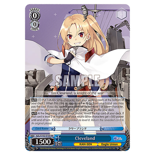 Weiss Schwarz - Azur Lane - Cleveland (RR) AZL/S102-E100