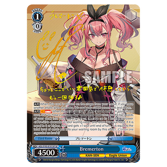 Weiss Schwarz - Azur Lane - Bremerton (SP) AZL/S102-E101SP