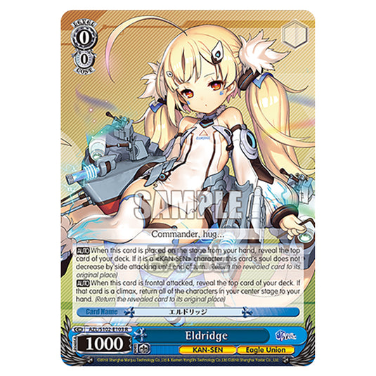 Weiss Schwarz - Azur Lane - Eldridge (R) AZL/S102-E103