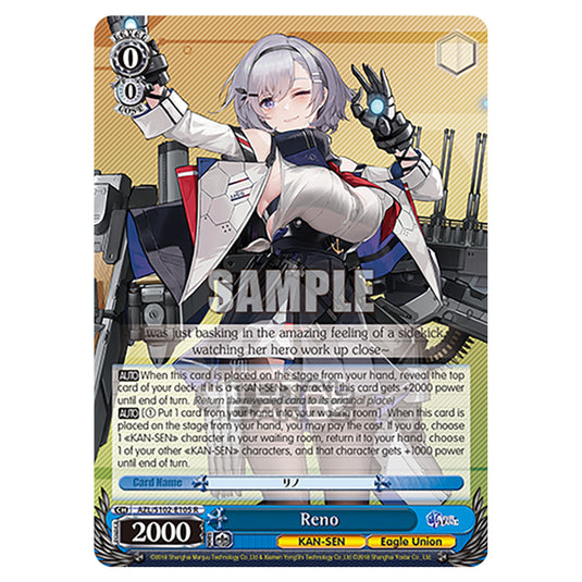 Weiss Schwarz - Azur Lane - Reno (R) AZL/S102-E105