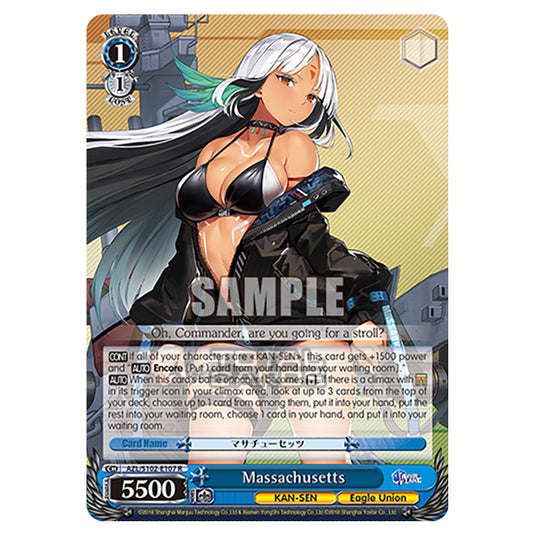 Weiss Schwarz - Azur Lane - Massachusetts (R) AZL/S102-E107