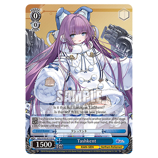 Weiss Schwarz - Azur Lane - Tashkent (U) AZL/S102-E112