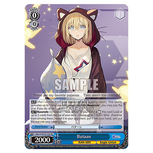 Weiss Schwarz - Azur Lane - Bataan (SR) AZL/S102-E113S