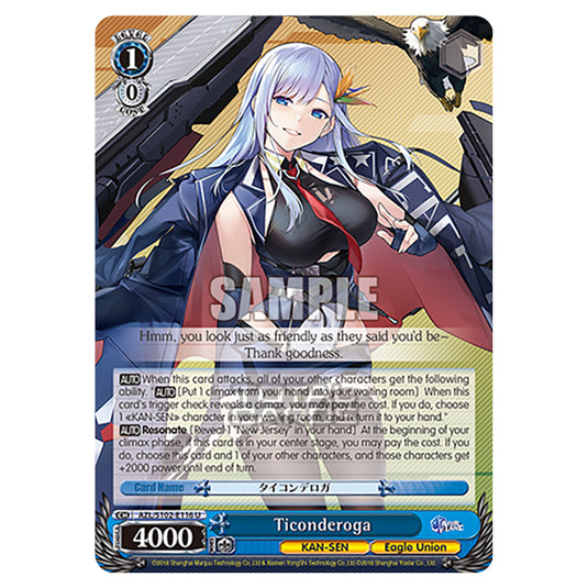 Weiss Schwarz - Azur Lane - Ticonderoga (U) AZL/S102-E116