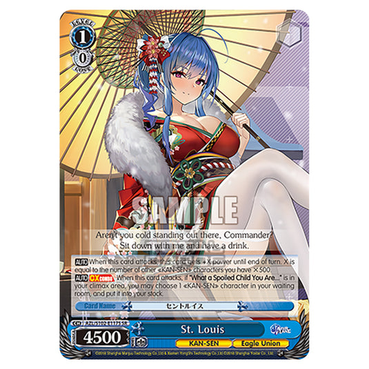 Weiss Schwarz - Azur Lane - St. Louis (SR) AZL/S102-E117S