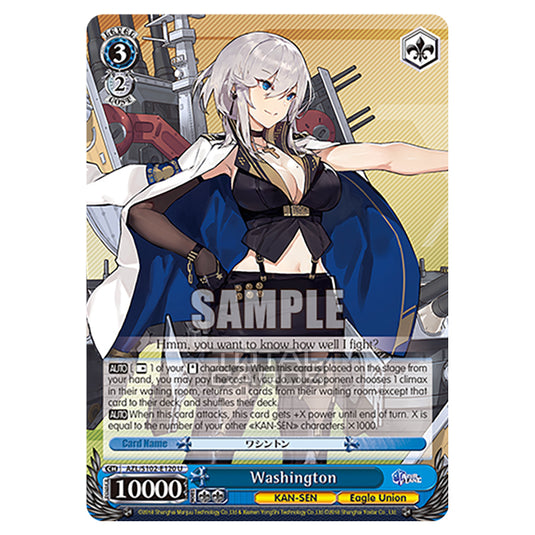 Weiss Schwarz - Azur Lane - Washington (U) AZL/S102-E120