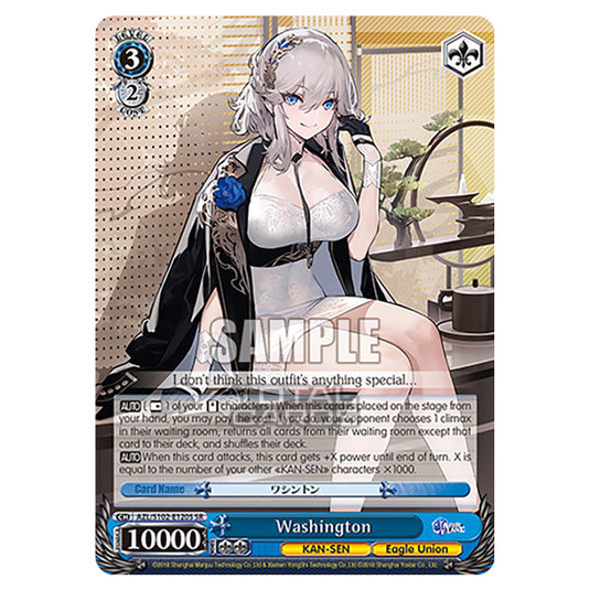 Weiss Schwarz - Azur Lane - Washington (SR) AZL/S102-E120S