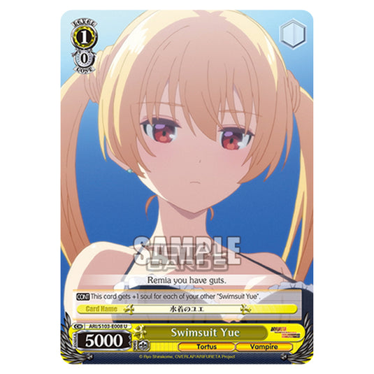 Weiss Schwarz - Arifureta - From Commonplace to World's Strongest - Swimsuit Yue (U) ARI/S103-E008