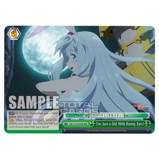 Weiss Schwarz - Arifureta - From Commonplace to World's Strongest - I'm Just a Girl With Bunny Ears! (RRR) ARI/S103-E043R