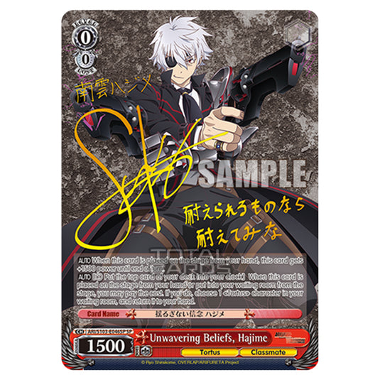 Weiss Schwarz - Arifureta - From Commonplace to World's Strongest - Unwavering Beliefs, Hajime (SP) ARI/S103-E046SP