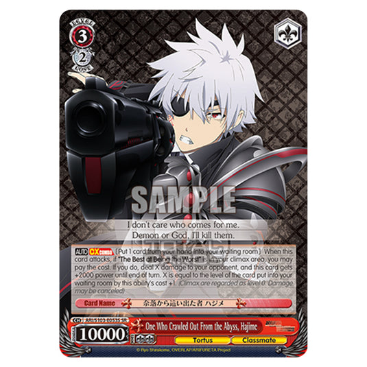 Weiss Schwarz - Arifureta - From Commonplace to World's Strongest - One Who Crawled Out From the Abyss, Hajime (SR) ARI/S103-E053S