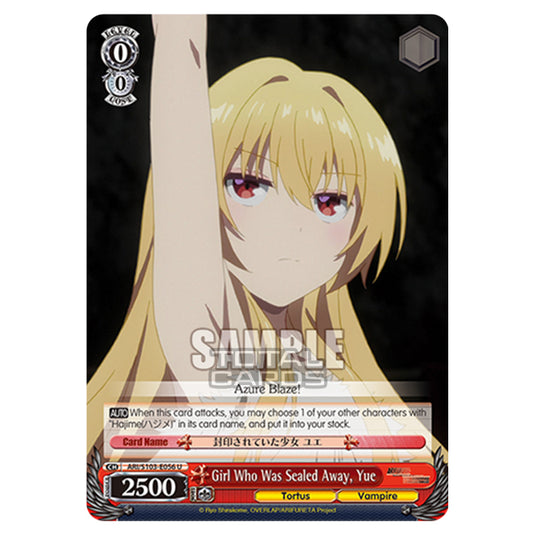 Weiss Schwarz - Arifureta - From Commonplace to World's Strongest - Girl Who Was Sealed Away, Yue (U) ARI/S103-E056