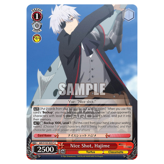 Weiss Schwarz - Arifureta - From Commonplace to World's Strongest - Nice Shot, Hajime (U) ARI/S103-E057