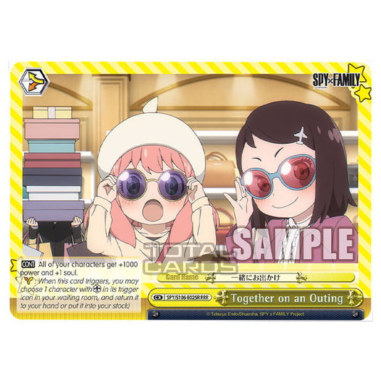 Weiss Schwarz - SPY x FAMILY - Together on an Outing (RRR) SPY/S106-E025R