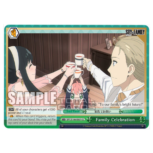 Weiss Schwarz - SPY x FAMILY - Family Celebration (CC) SPY/S106-E057