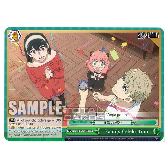 Weiss Schwarz - SPY x FAMILY - Family Celebration (RRR) SPY/S106-E057R