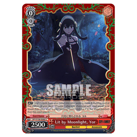 Weiss Schwarz - SPY x FAMILY - Lit by Moonlight, Yor (U) SPY/S106-E066