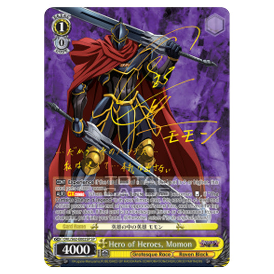 Weiss Schwarz - Nazarick - Tomb of the Undead - Hero of Heroes, Momon (Special Rare) OVL/S62-E002SP