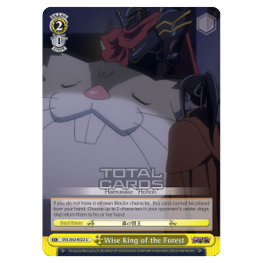 Weiss Schwarz - Nazarick - Tomb of the Undead - Wise King of the Forest (Uncommon) OVL/S62-E022