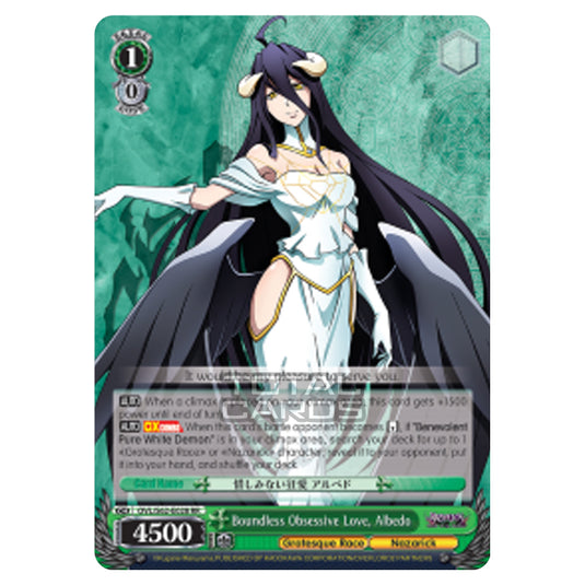 Weiss Schwarz - Nazarick - Tomb of the Undead - Boundless Obsessive Love, Albedo (Double Rare) OVL/S62-E028