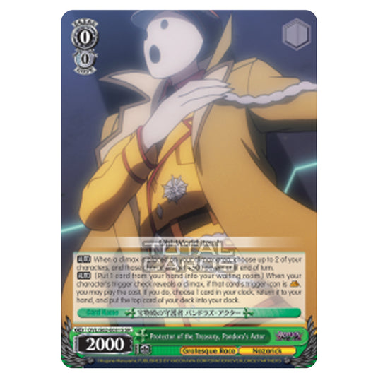 Weiss Schwarz - Nazarick - Tomb of the Undead - Protector of the Treasury, Pandora's Actor (Super Rare) OVL/S62-E031S