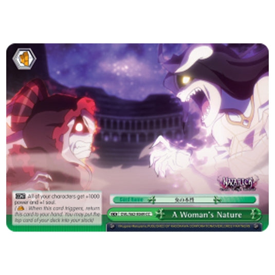 Weiss Schwarz - Nazarick - Tomb of the Undead - A Woman's Nature (Climax Common) OVL/S62-E049
