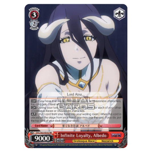 Weiss Schwarz - Nazarick - Tomb of the Undead - Infinite Loyalty, Albedo (Double Rare) OVL/S62-E052