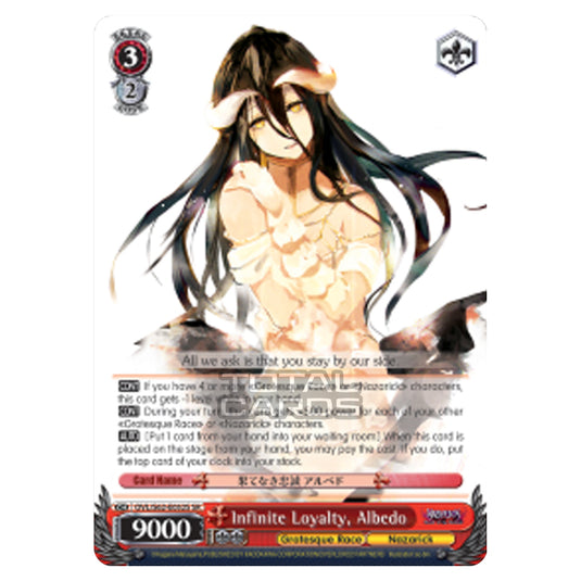 Weiss Schwarz - Nazarick - Tomb of the Undead - Infinite Loyalty, Albedo (Super Rare) OVL/S62-E052S